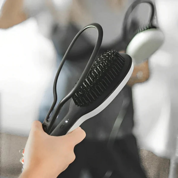 Hair Brush Straightener